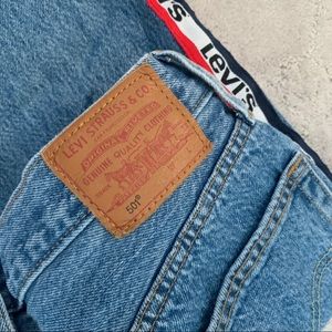 Levi's Premium 501 jeans Logo Striped